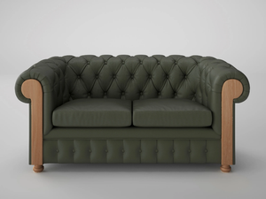 ART&MOBLE - 2 seater tufted leather sofa - Sofa by Ofifran
