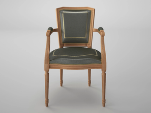 ART&MOBLE - Leather chair with armrests - Chair by Ofifran