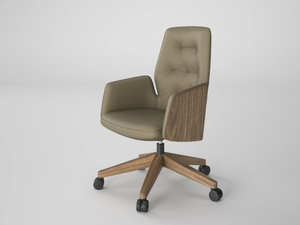 CHANNEL - Leather executive chair - Office Chair by Ofifran