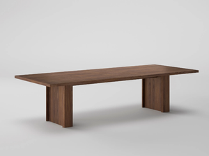 FREEPORT - Rectangular wood veneer meeting table - Table by Ofifran