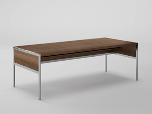 GALLERY - Rectangular wood veneer office desk - Desk by Ofifran