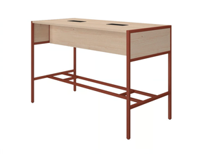 PIEM - Rectangular wood veneer High meeting table - Table by Ofifran