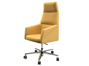 RAY - Fabric executive chair with aluminium base - Office Chair by Ofifran