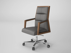 SQUARE - Medium backrest executive chair with aluminium base - Office Chair by Ofifran