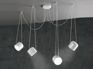 PACO - LED swivel metal pendant lamp - Ceiling lamp by Olé Lighting