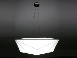 POLARIS - LED handmade fabric pendant lamp - Ceiling lamp by Olé Lighting