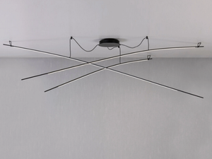 RITA CROSS - LED adjustable aluminium ceiling lamp - Ceiling lamp by Olé Lighting