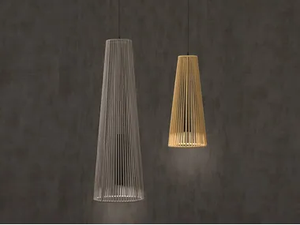 SAVINA - LED handmade rope pendant lamp - Ceiling lamp by Olé Lighting