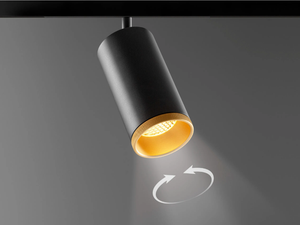 BEAM MASTER TRACK 60 ZUMMY - LED round aluminium spotlight with dimmer - Functional light by Olev
