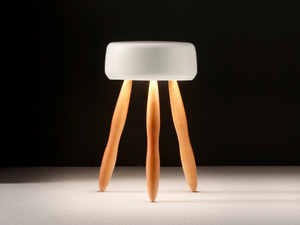 DRUM - LED cordless table lamp with dimmer - Table lamp by Olev