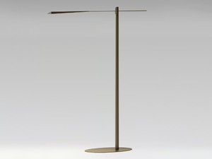 FLAMINGO - LED adjustable carbon floor lamp - Floor lamp by Olev