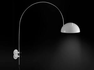 COUPÉ - 1159/R - Adjustable wall lamp - Wall lamp by Oluce