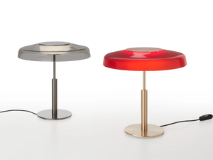 DORA - Metal and glass table lamp - Table lamp by Oluce