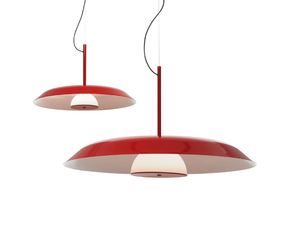 IRIDE - Metal and glass pendant lamp - Ceiling lamp by Oluce