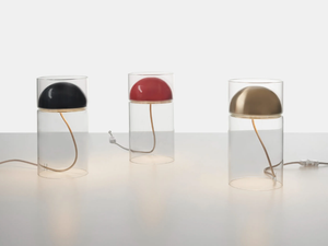 MEDUSA - Metal and glass table lamp - Table lamp by Oluce