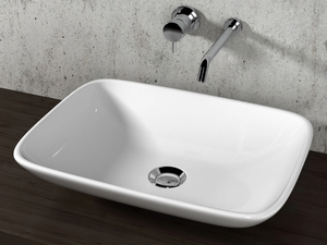 ATENE - Countertop ceramic washbasin - Washbasin by Olympia Ceramica