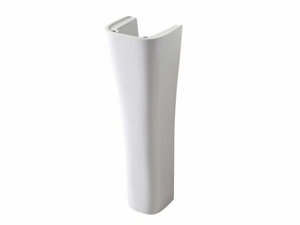 CLEAR - Ceramic washbasin pedestal - Washbasin by Olympia Ceramica