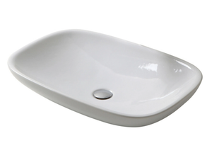 CLEAR - Countertop single ceramic washbasin - Washbasin by Olympia Ceramica