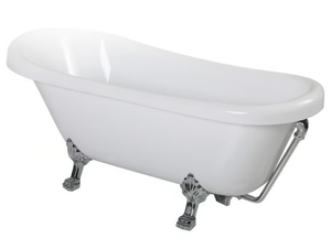 FIRENZE - Freestanding cast iron bathtub on legs - Bathtub by Olympia Ceramica