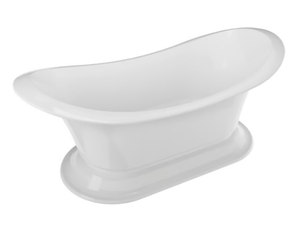 FORMOSA 2.0 - Freestanding oval ceramic bathtub - Bathtub by Olympia Ceramica