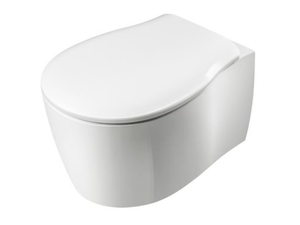 FORMOSA 2.0 - Wall-hung rimless Vitreous China toilet - Toilet seat by Olympia Ceramica