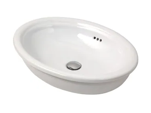 IMPERO - Countertop oval ceramic washbasin - Washbasin by Olympia Ceramica