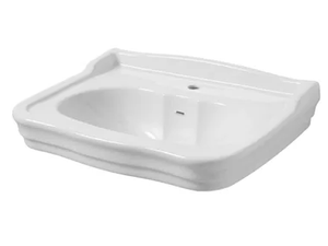IMPERO - Single pedestal ceramic washbasin - Washbasin by Olympia Ceramica