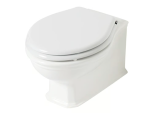 IMPERO - Wall-hung Vitreous China toilet - Toilet seat by Olympia Ceramica