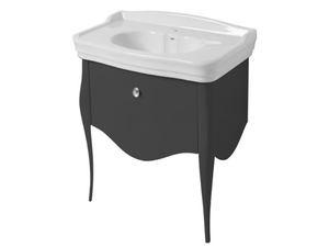 IMPERO - Wooden vanity unit with drawers - Washbasin cabinet by Olympia Ceramica