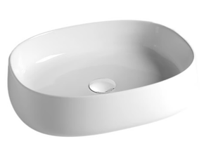 PADDLE - Countertop oval ceramic washbasin - Washbasin by Olympia Ceramica