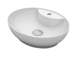 TREND - Countertop oval ceramic washbasin - Washbasin by Olympia Ceramica