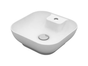 TREND - Countertop square ceramic washbasin - Washbasin by Olympia Ceramica