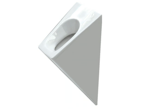 URINAL CRYSTAL - Suspended ceramic urinal - Urinal by Olympia Ceramica