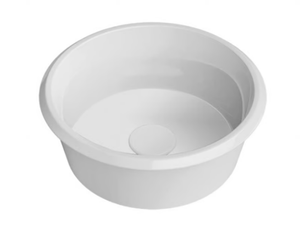 VINYL - Inset round ceramic washbasin - Washbasin by Olympia Ceramica