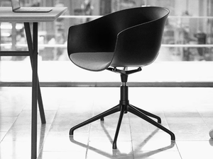 BAI - Swivel chair with 5-spoke base - Office Chair by ONDARRETA