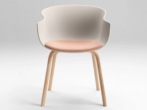 BAI WOOD - Polypropylene chair with armrests - Chair by ONDARRETA