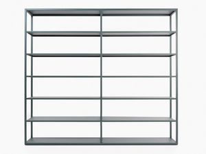 DRY MODULE 6 - Double-sided modular metal bookcase - Cabinet by ONDARRETA