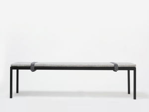DRY - Steel and wood bench - Bench by ONDARRETA