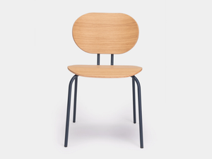 HARI - Stackable wooden chair - Chair by ONDARRETA
