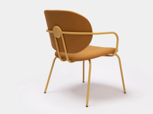 HARI XL - Chair with armrests with integrated cushion - Accessories by ONDARRETA
