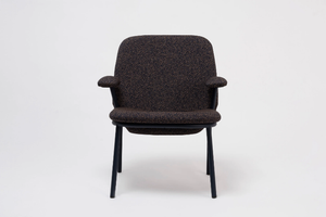 LANA - Upholstered fabric chair with armrests - Chair by ONDARRETA