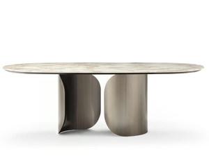 OSCAR - Oval marble table - Table by OPERA CONTEMPORARY