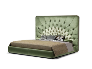 VERTIGO - Double bed with tufted headboard - Bed frame by OPERA CONTEMPORARY