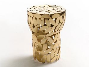 FOLIAE - Steel stool / coffee table - Stool by Opinion Ciatti