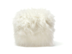 GUELFO FUR - Upholstered fake fur pouf - Pouf by Opinion Ciatti