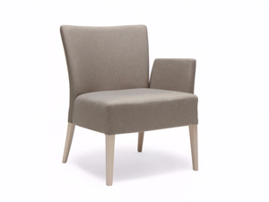 NOBLESSE 212 - Upholstered fabric armchair with armrests - Armchair by Origins 1971