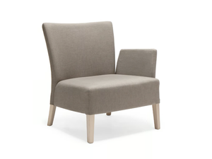 NOBLESSE 215 - Upholstered fabric armchair with armrests - Armchair by Origins 1971