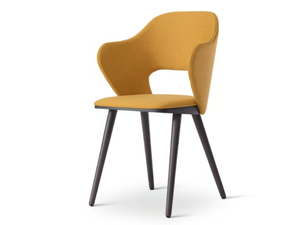 QUINN 686 - Upholstered fabric chair with armrests - Chair by Origins 1971
