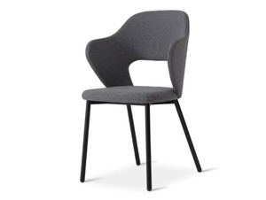 QUINN 689 - Upholstered fabric chair with armrests - Chair by Origins 1971