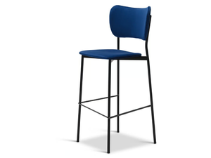 SELMA METAL 352-M - High steel stool with footrest - Stool by Origins 1971